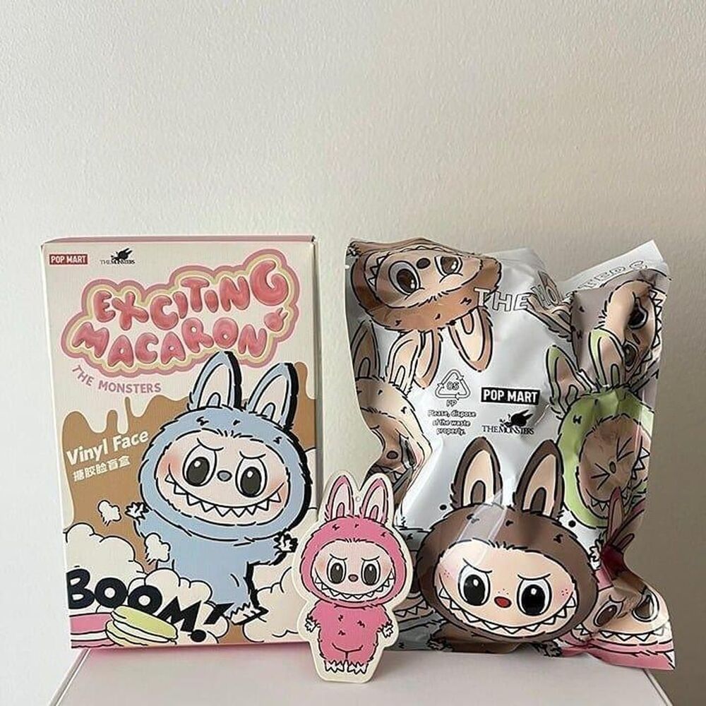 100% Authentic Pop Mart Labubu Exciting Macaron - Lychee Berry - Picture 2 of 7